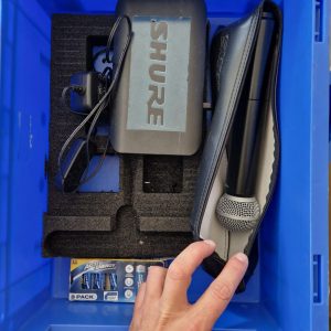 Funkmikrofon + Empfänger [1x]