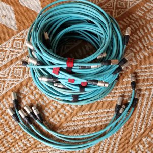 grüne XLR Kabel (DMX oder Audio) [19x]